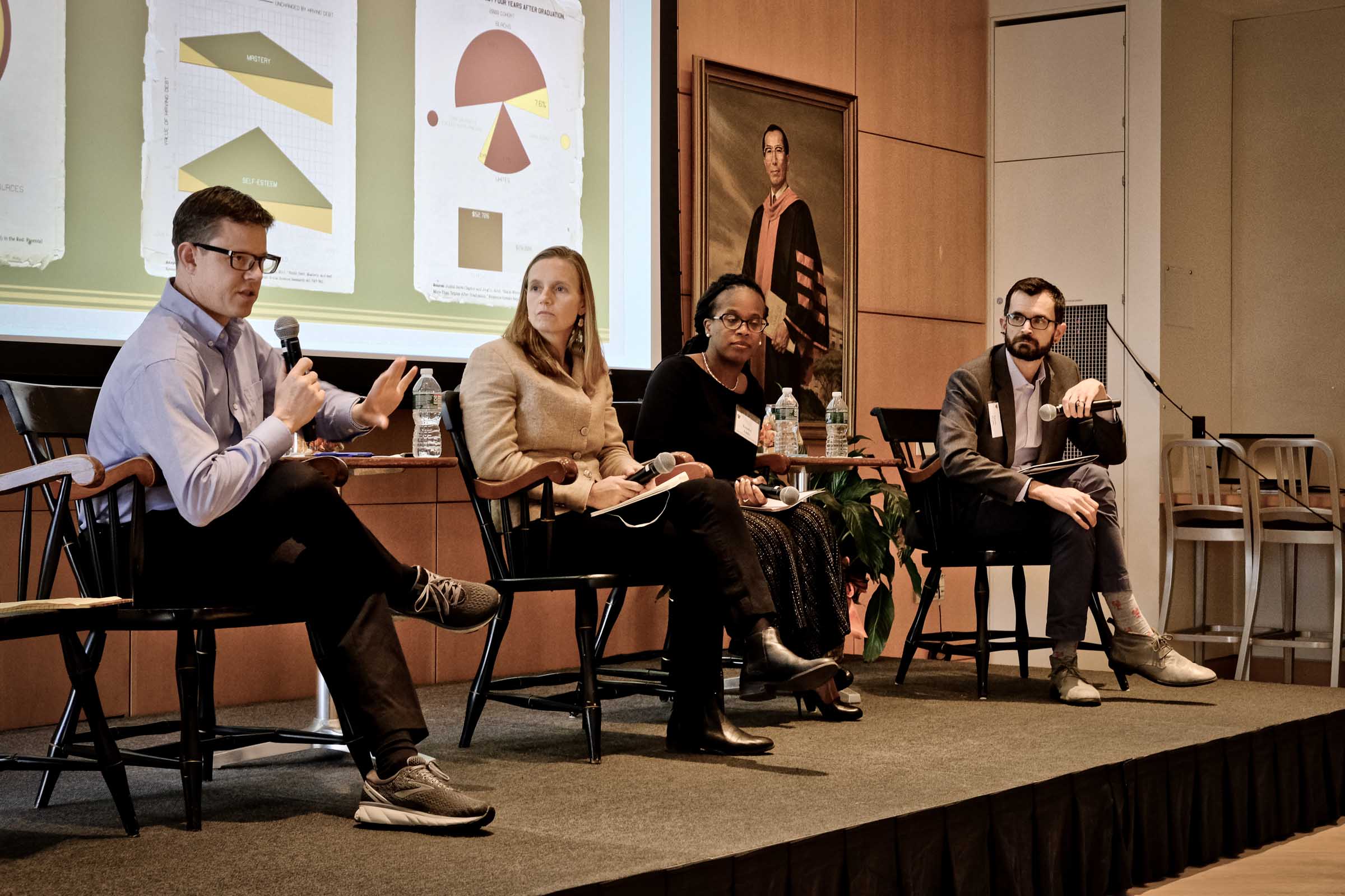 Panel participants in discussion