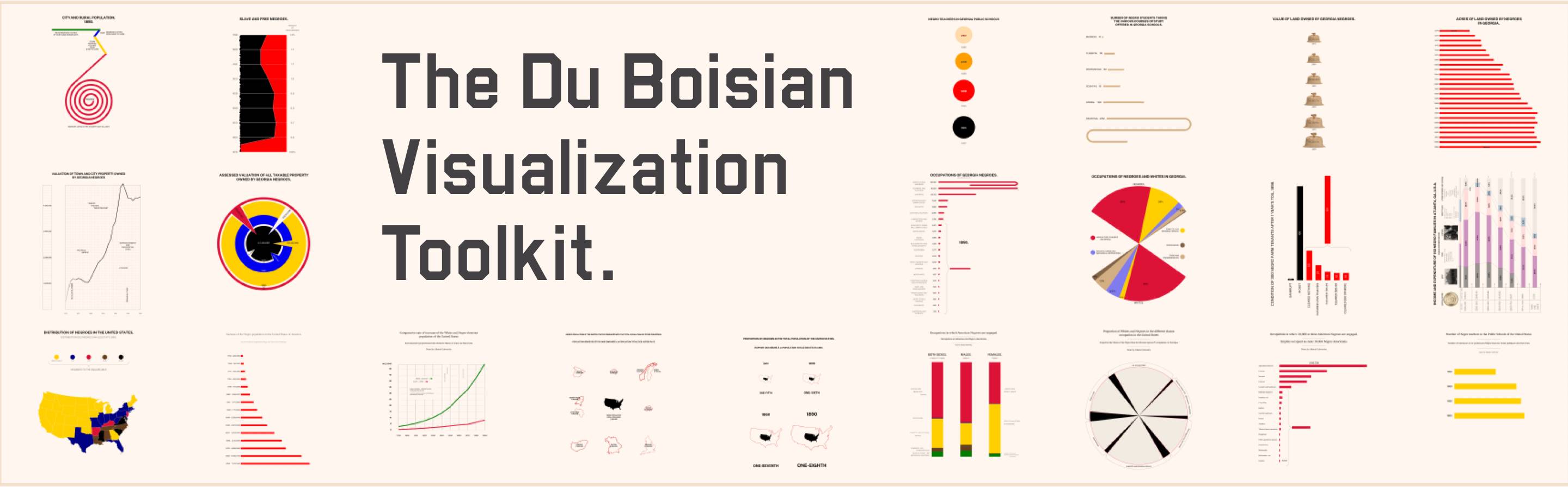The Du Boisian Visualization Toolkit A gallery of visualizations in the style of W.E.B. Du Bois